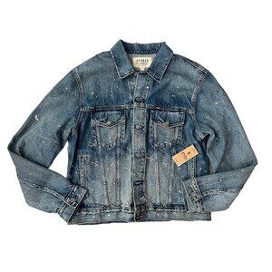 Ralph Lauren Distressed Blue Denim Jacket